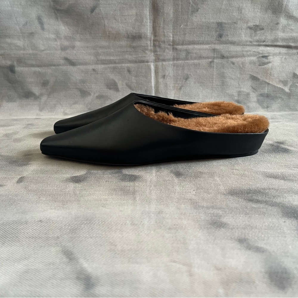 Neous Alba Shearling Lined Leather Mules - Picture 4 of 8